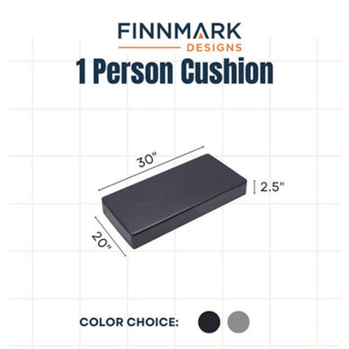 Finnmark FD-1 Sauna Vinyl Cushion dimensions