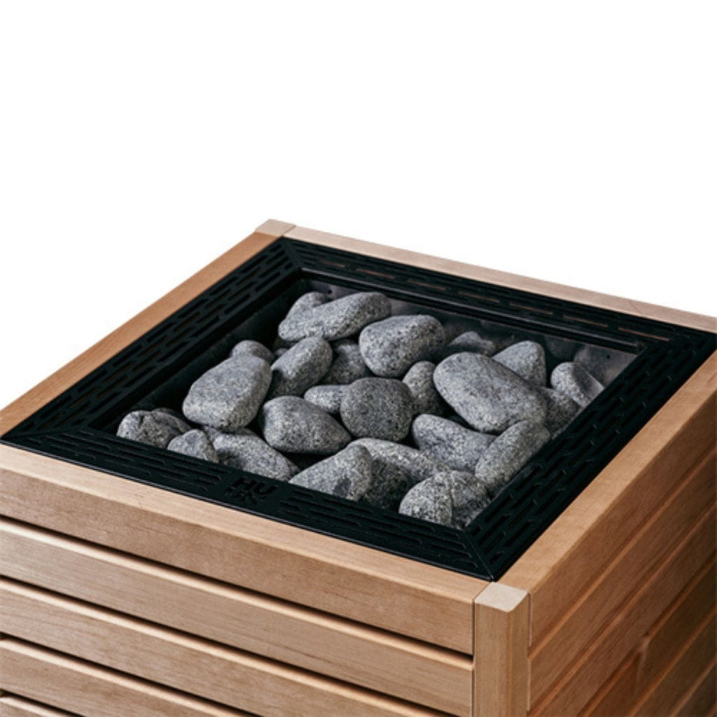 HUUM CORE Thermo-Aspen is constructed from stainless steel with assorted inlay finishes