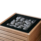 HUUM CORE Thermo-Aspen is constructed from stainless steel with assorted inlay finishes