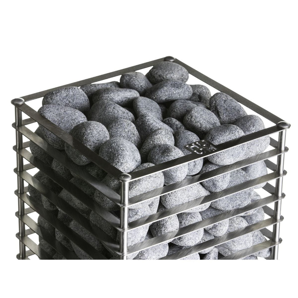 A close up look with HUUM Cliff Series 9 9.0kW Sauna Heater