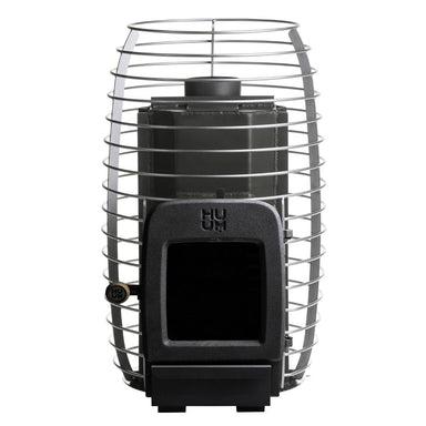 This is the HUUM Hive Heat 12.0kW Wood-Fired Sauna Stove.