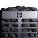 The HUUM Steel Series 6.0kW Sauna Heater has 331 lbs capacity for rocks.