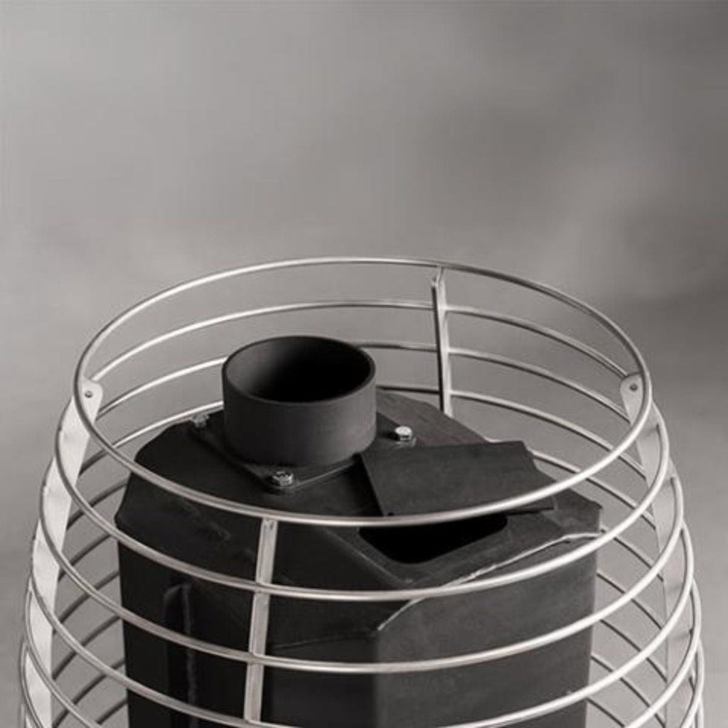 For sauna rooms from 282 to 635 cubic feet