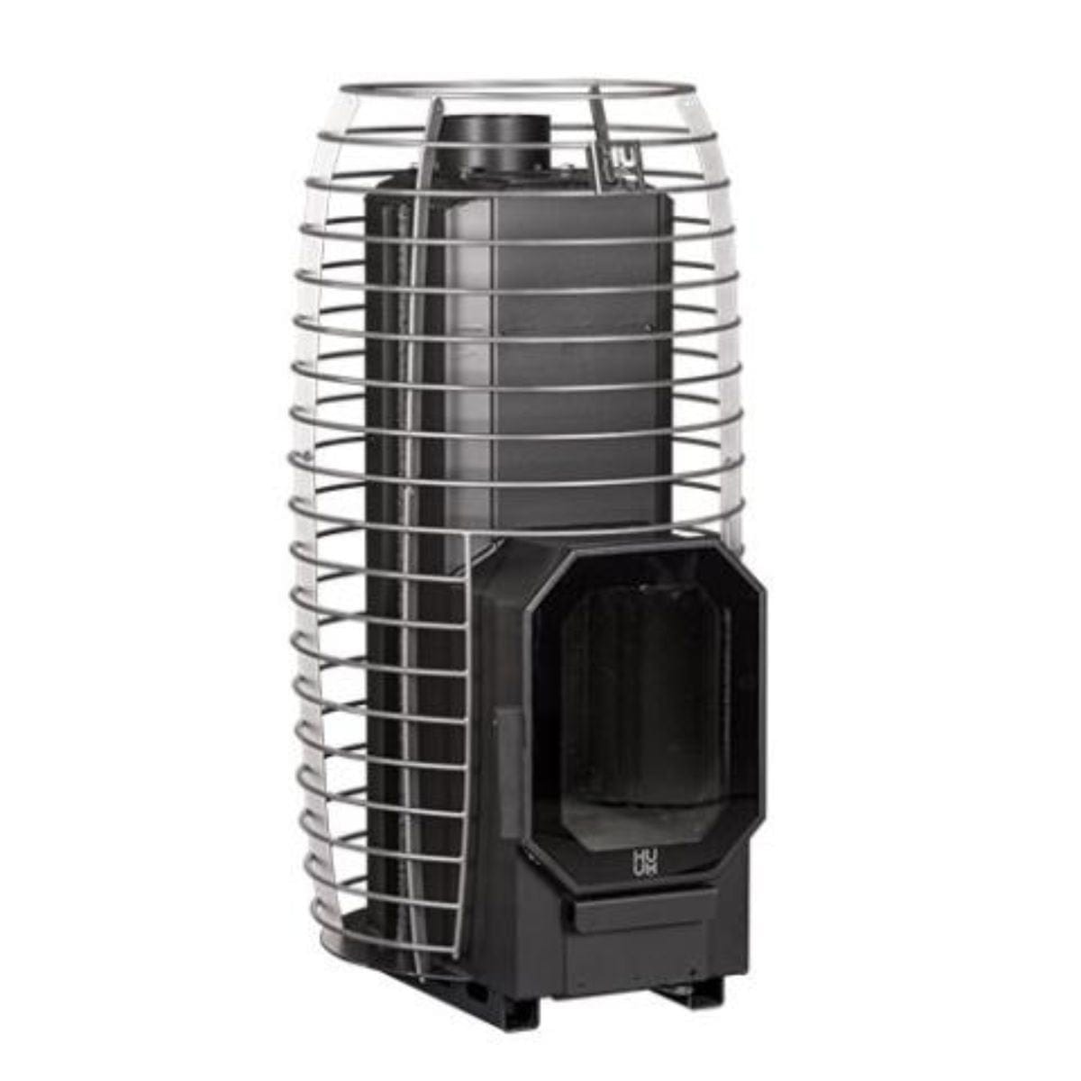 This is the newest HUUM Hive Flow Mini 8.5kW Wood-Burning Sauna Stove.