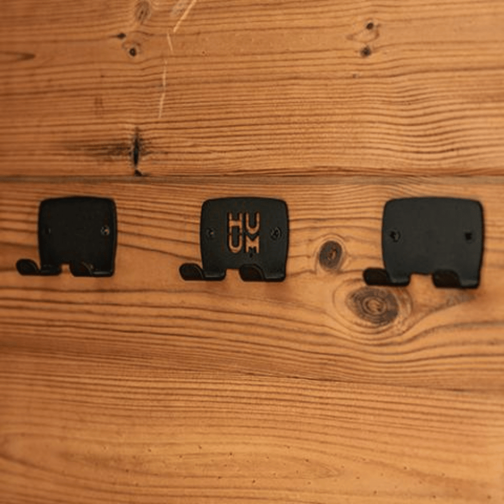 These towel hooks create an elegant and seamless way to hang towels, robes, or other essentials within your sauna or bathroom space
