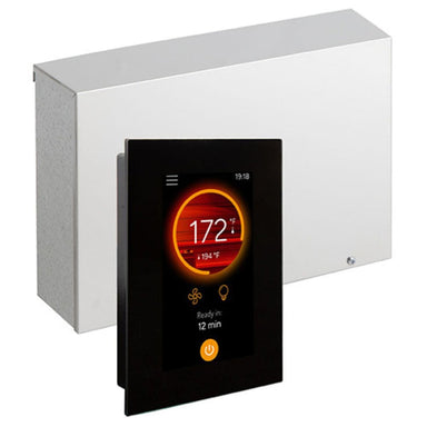 Controls the sauna heater, lighting, and ventilation