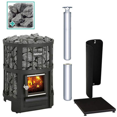 The Harvia Legend 150 SS Sauna Stove Package