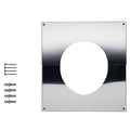 Allows a smoke pipe to pass securely through a wall or ceiling