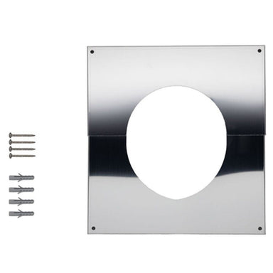 Allows a smoke pipe to pass securely through a wall or ceiling