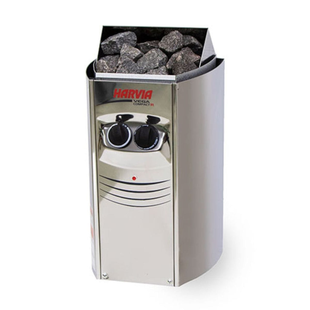 The 120V Harvia Vega 1.9kW is a modern and easy-to-use sauna heater
