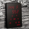 The Harvia Xenio CX30C-U1-XW is a touch control panel with Wi-Fi connectivity