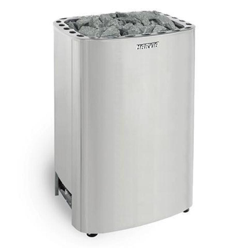 The 12.5kW Harvia K12.5G Club is a heavy duty sauna heater with enough steam for a large group of bathers, from morning till night. For this purpose, the impressive floor-mounted K12.5G Club electric heater with a steel outer shell is perfect.