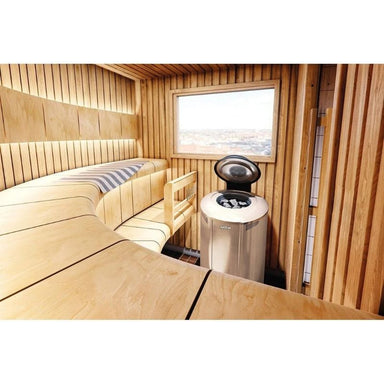 Floor Mounted Heater View Inside Sauna