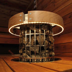 Harvia Safety Railing w/ LED-Lighting for Cilindro Half Series 11kW Sauna Heater