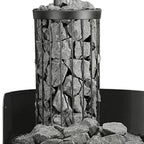  Perfectly compatible with a Harvia steel chimney it will take not only the look of your heater up a notch but also the safety. 