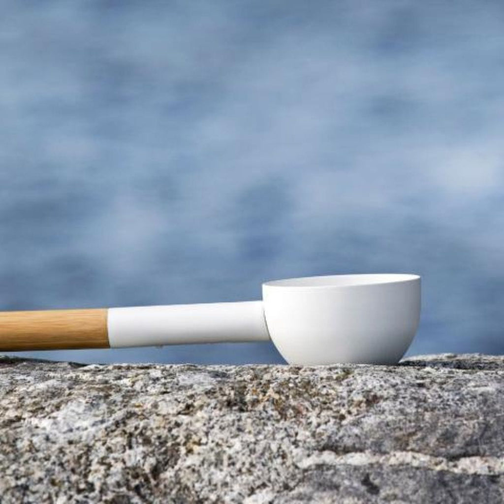 This essential sauna accessory is available in either Black or White