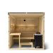 Freestanding FERO electric sauna heater for a traditional sauna experience