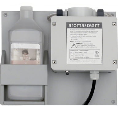 AromaSteam System evenly infuses essential oils into the steam environment via an electronic oil delivery system for seamless integration of aromatherapy.