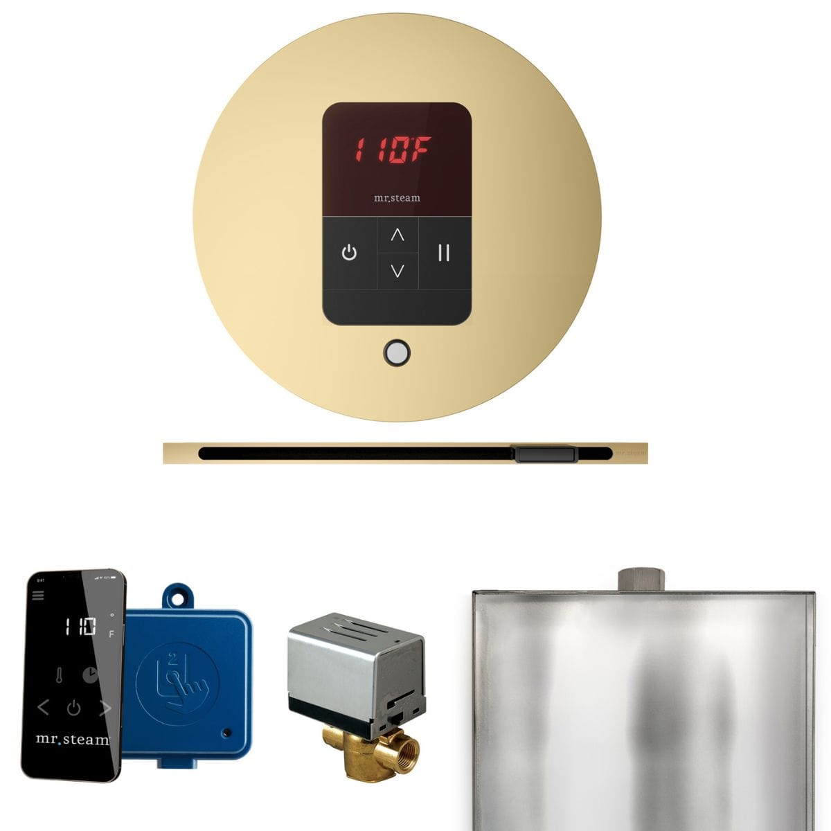 Display lets you program temperature and get comfortable