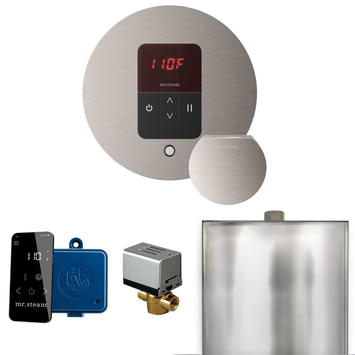 Display lets you program temperature and get comfortable