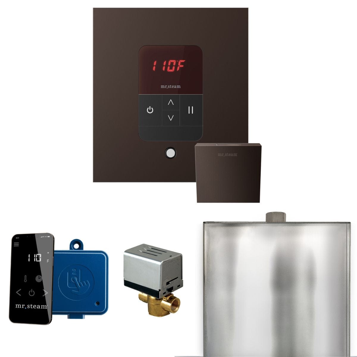 Display lets you program temperature and get comfortable
