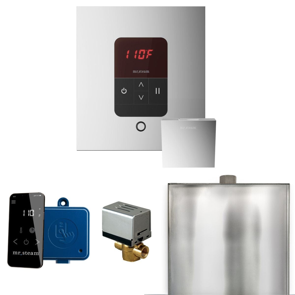 It has never been easier to optimize your steam shower experience