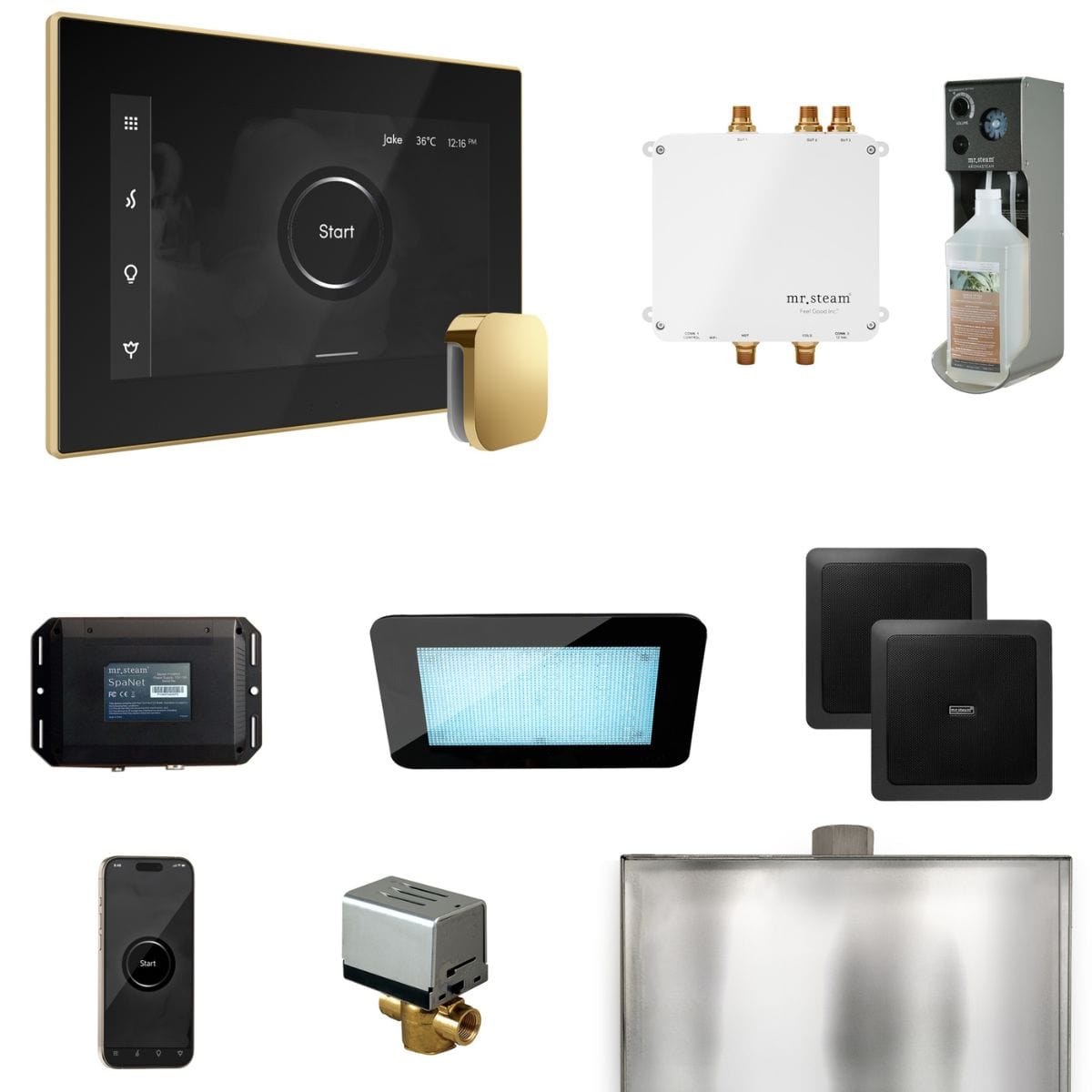 Along with Chroma, Aroma, and Music Therapy systems