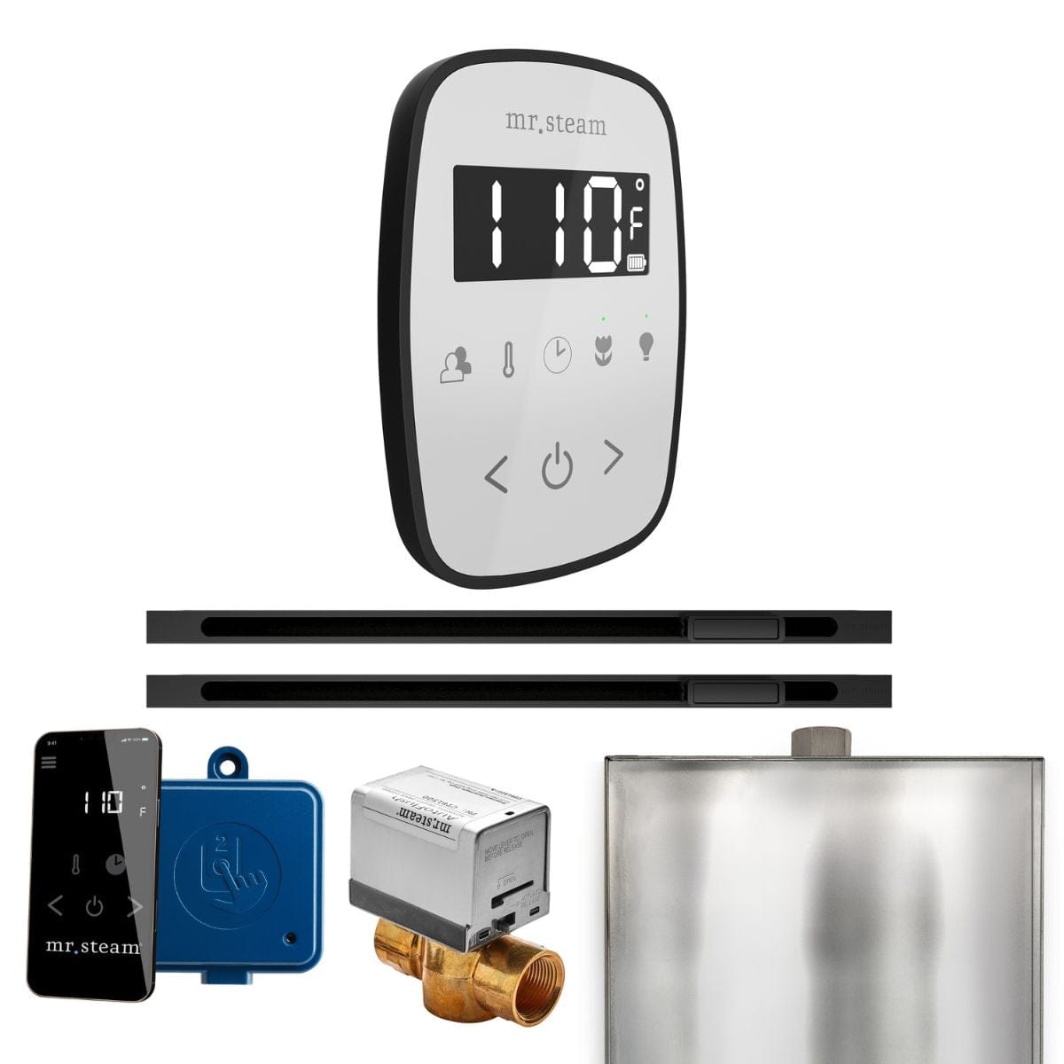 Offers Steam, Chroma, and Linear Therapy system control