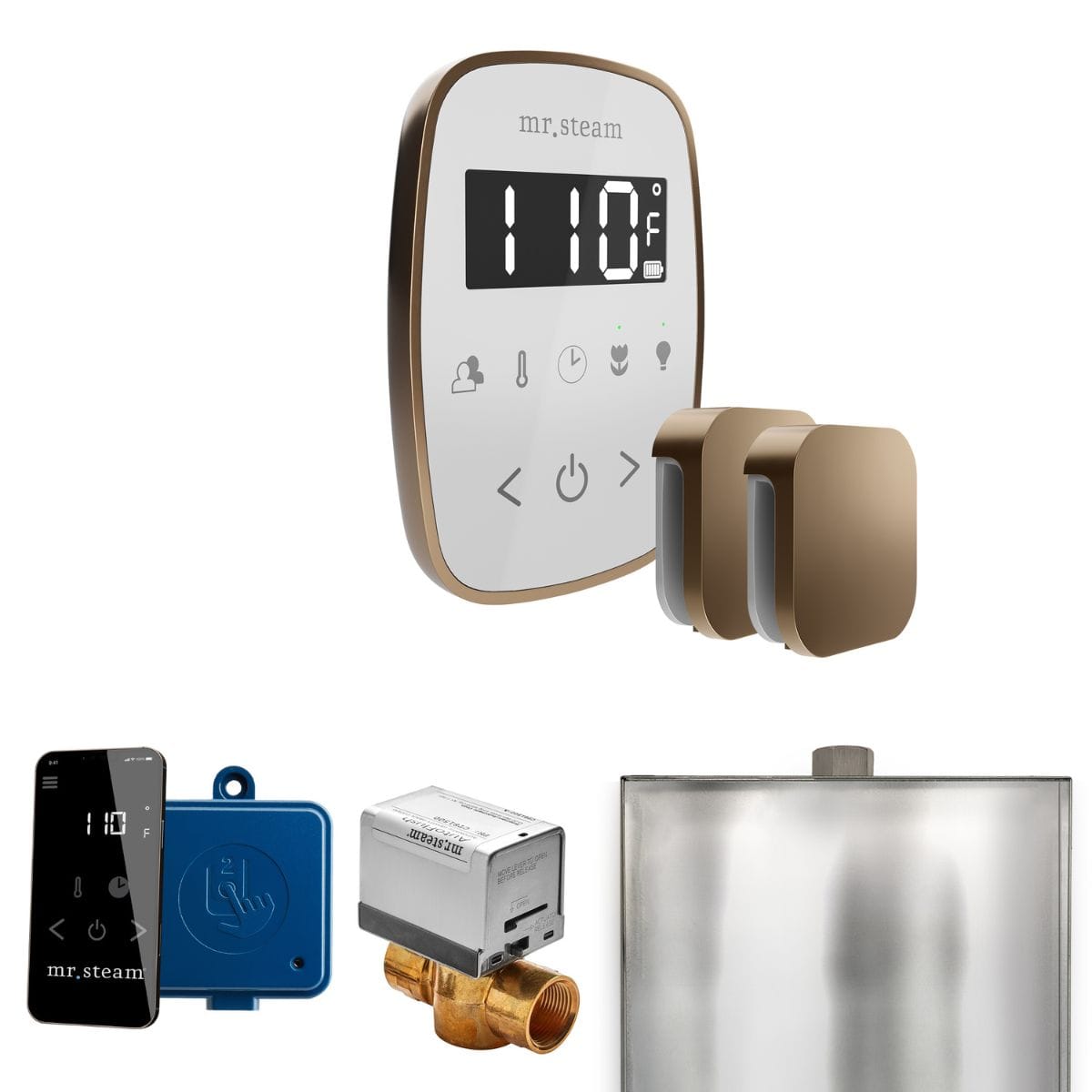 Easily add AromaSteam and ChromaSteam capabilities from this sleek control