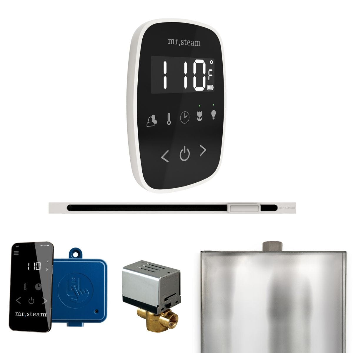 Comes with matching Linear Steamhead