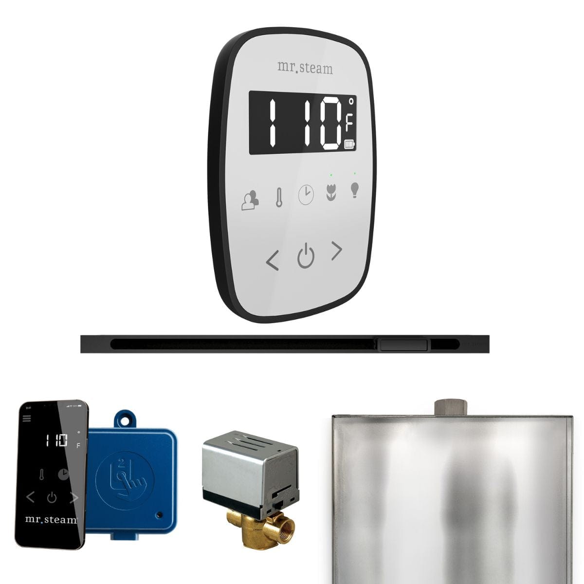 Easily add AromaSteam and ChromaSteam capabilities from this sleek control
