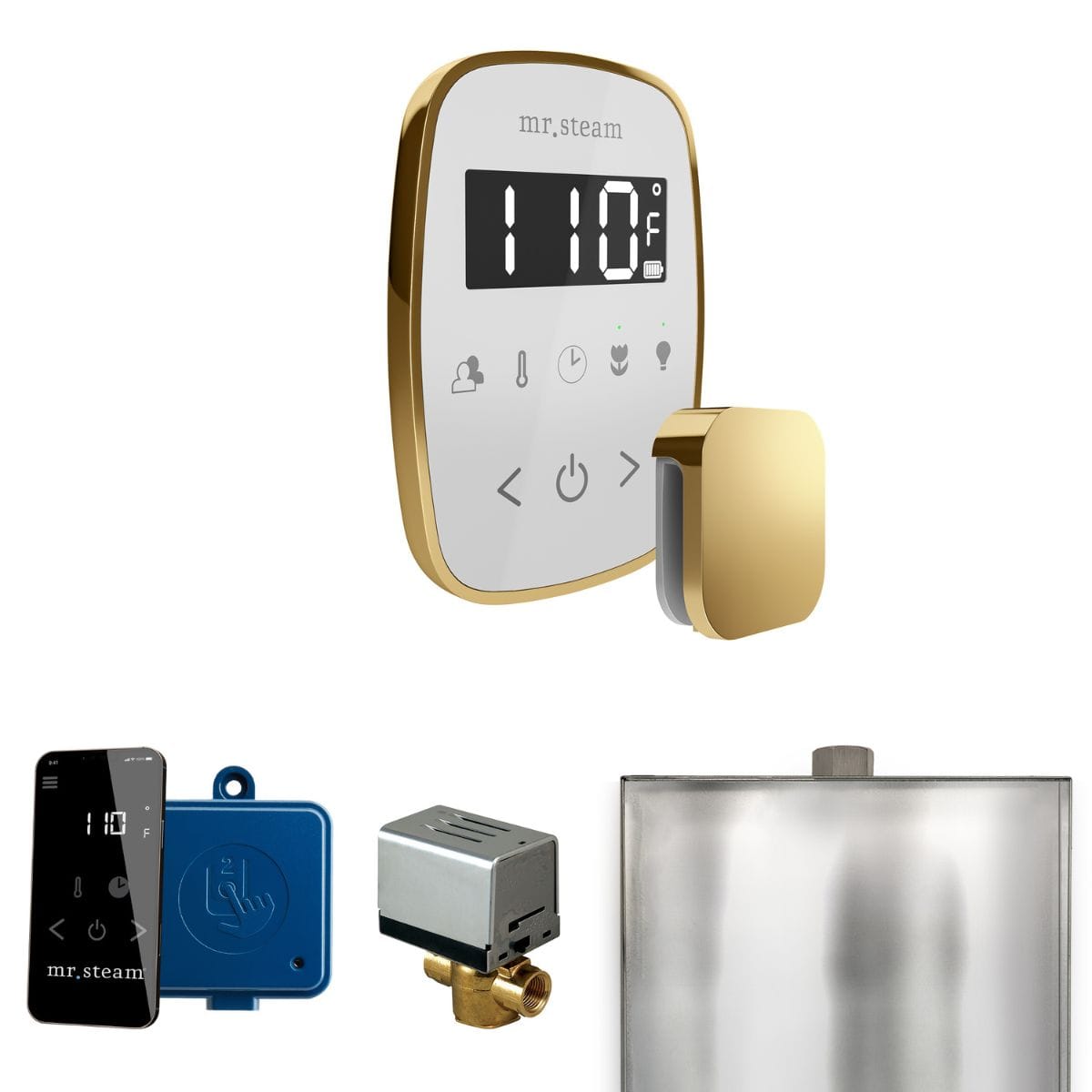 You can easily add AromaSteam and ChromaSteam capabilities from this sleek control