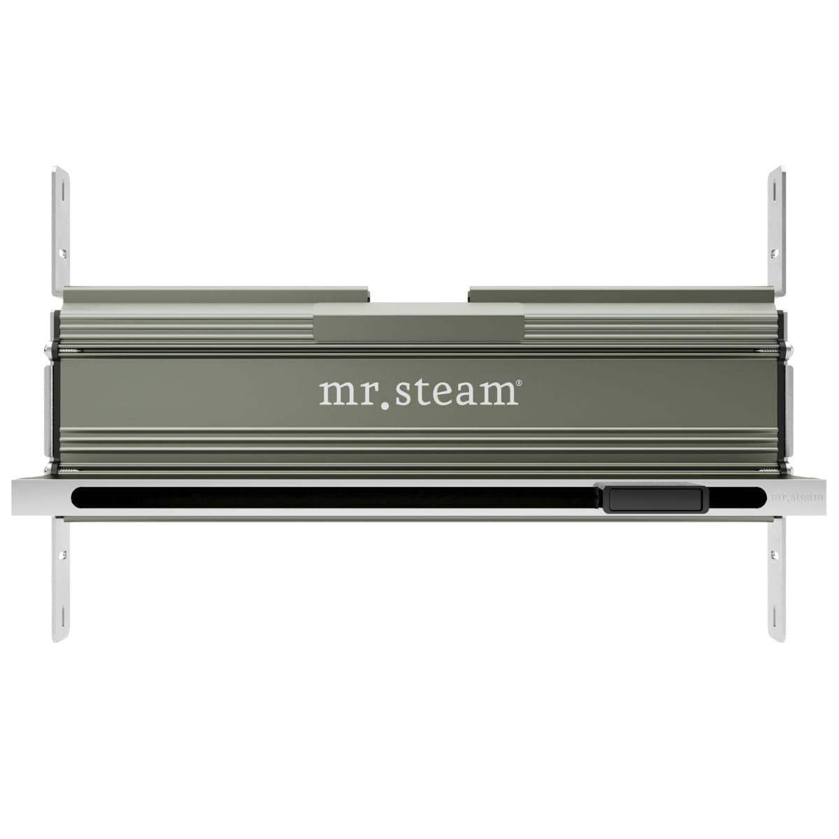 Featuring the Mr. Steam Linear 27" W. Steamhead with AromaTherapy Reservoir in Aluminum!