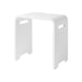 The MS Shower Bench is a complete white solid surface construction