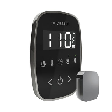 This is the only steam shower control that offers RF wireless connectivity