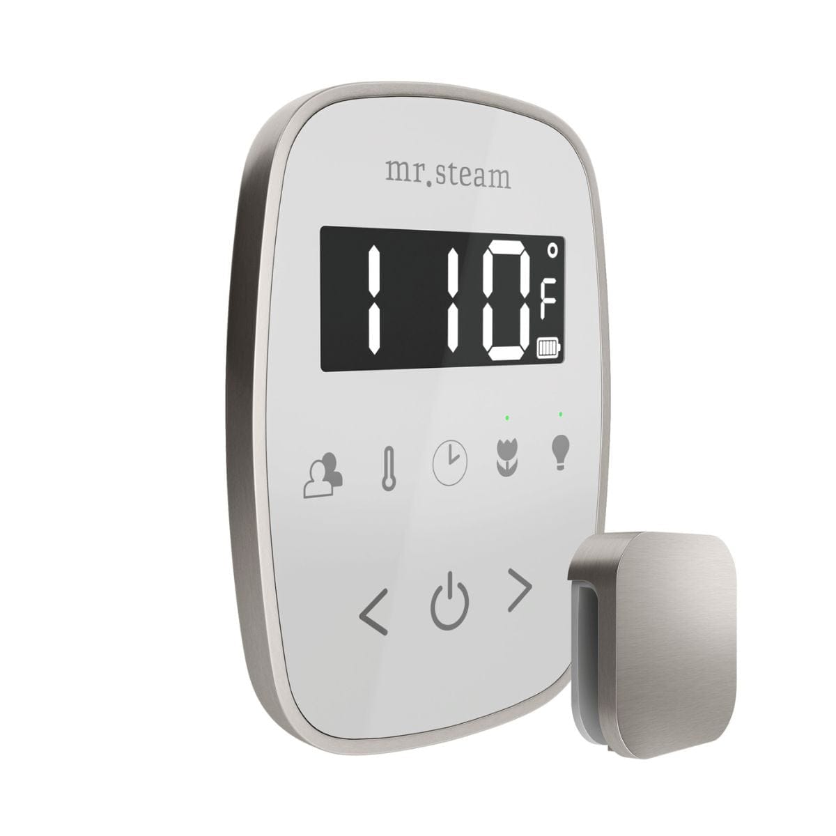 This is the only steam shower control that offers RF wireless connectivity