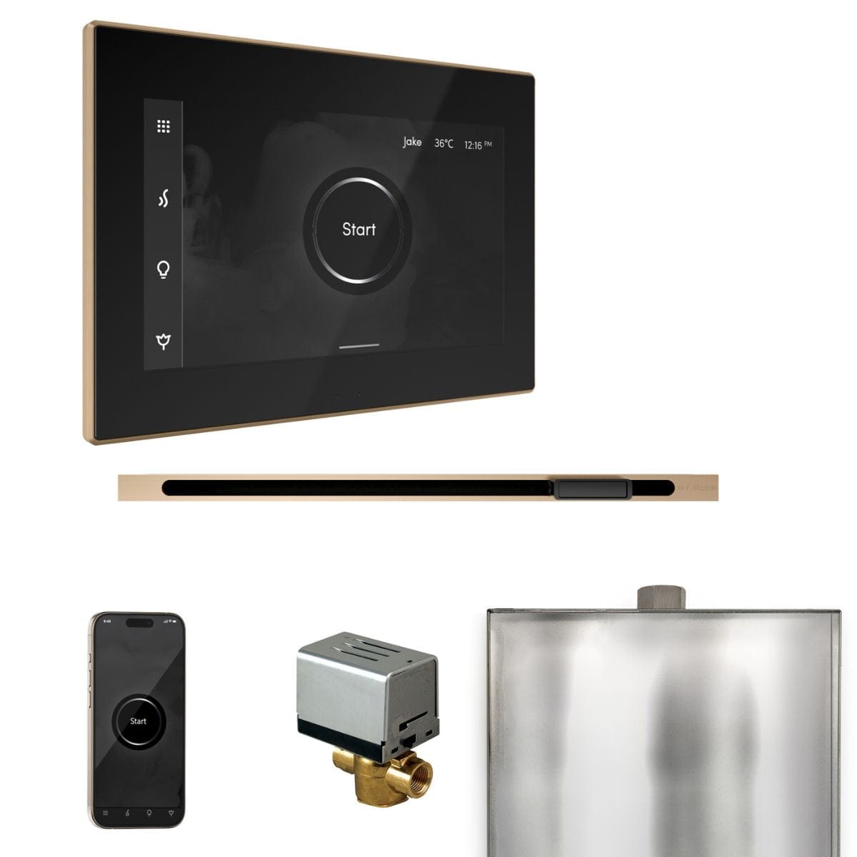 Automatically pre-heat your SteamShower