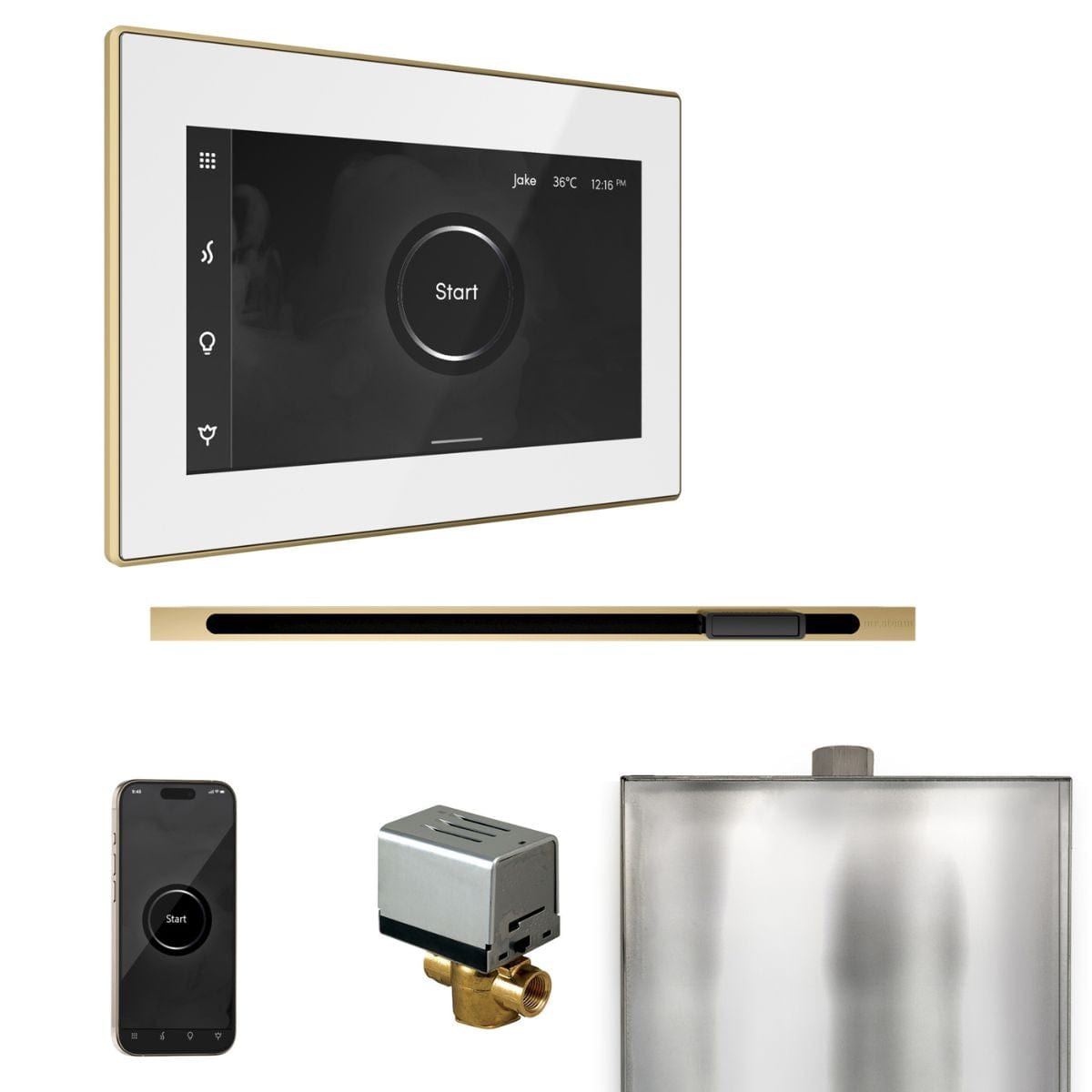 Transform your senses with optional Chromatic Lighting &amp; Aromatic Infusers