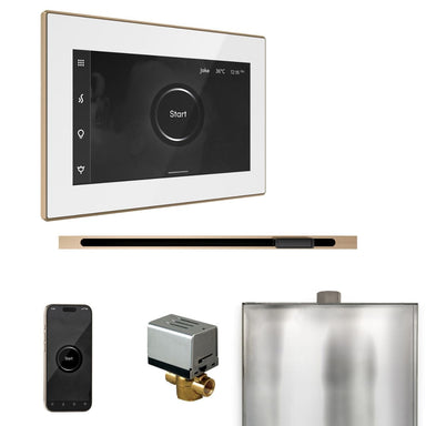 Take total control over every detail of your steam shower 