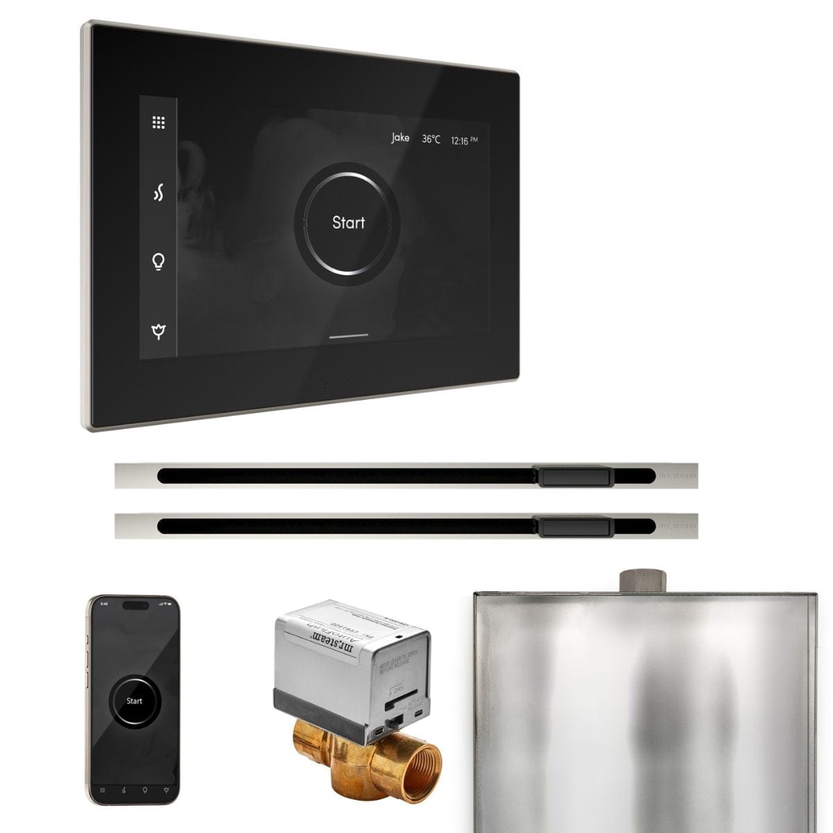 Featuring optional Chromatic Lighting & Aromatic Infusers