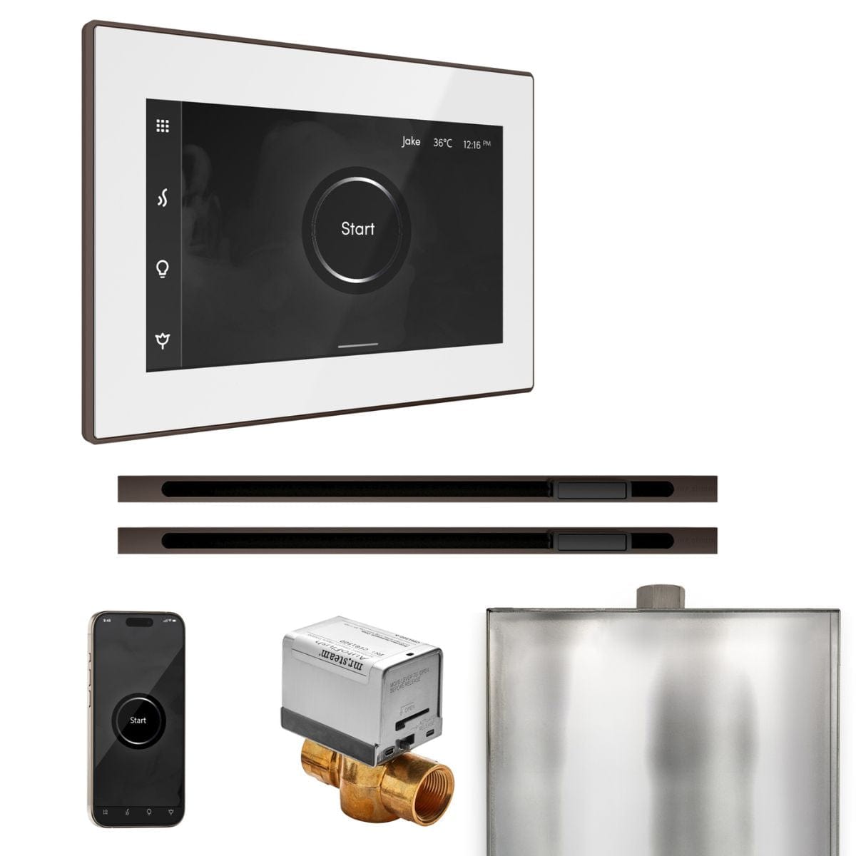 Have peace of mind with temperature timed shut-offs