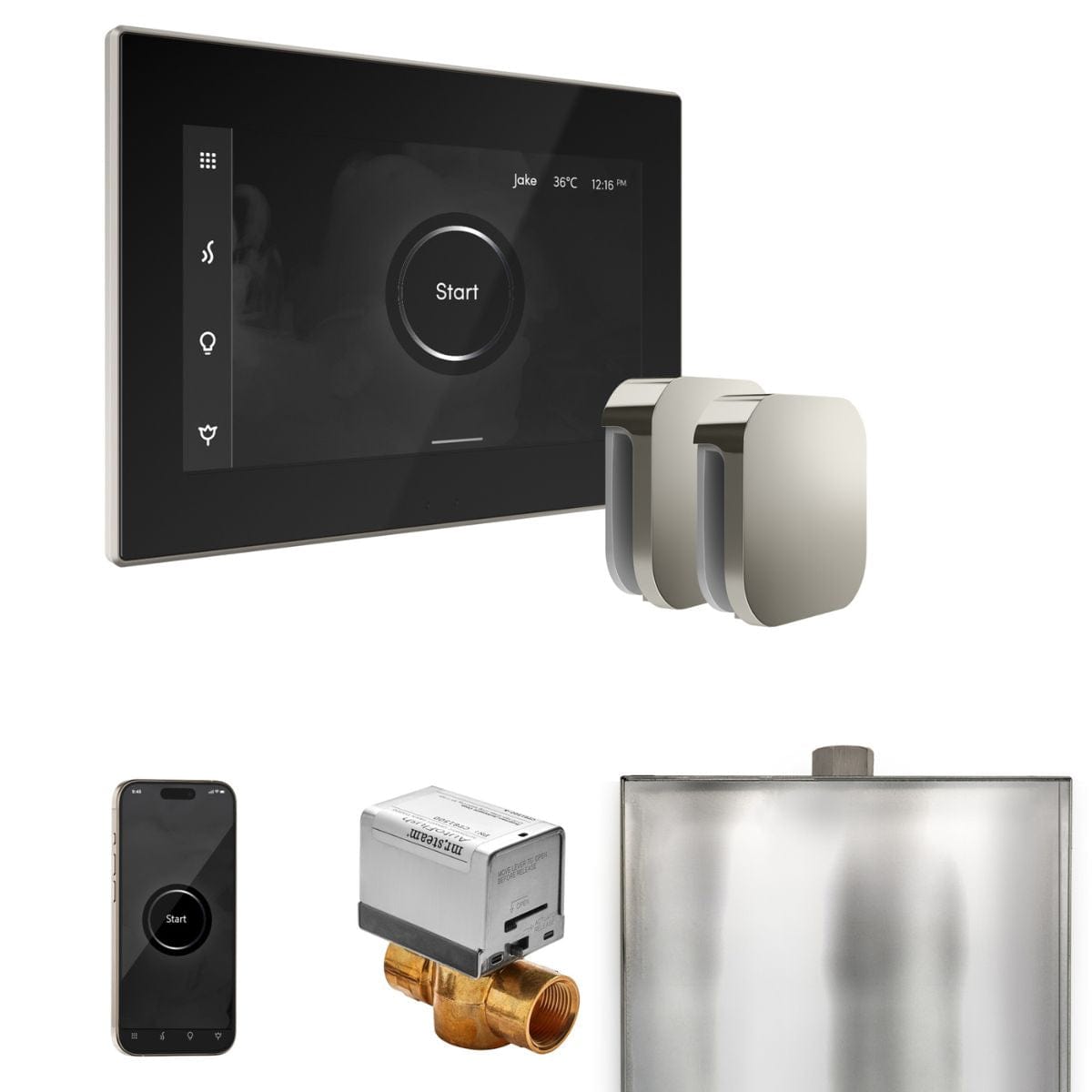 Transform your senses with optional Chromatic Lighting & Aromatic Infusers