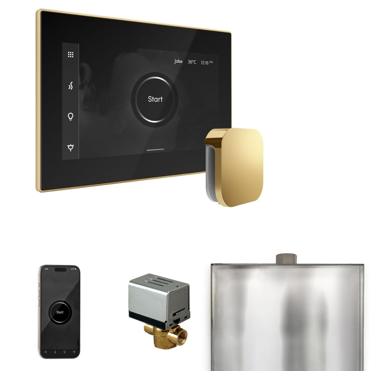 Automatically pre-heat your SteamShower so it's ready when you are