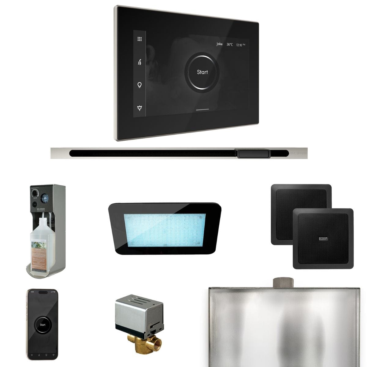 Package includes the AutoFlush System, offering clean steam every time