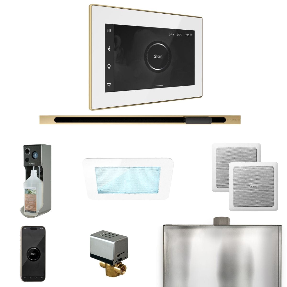 With high-quality condensation pan