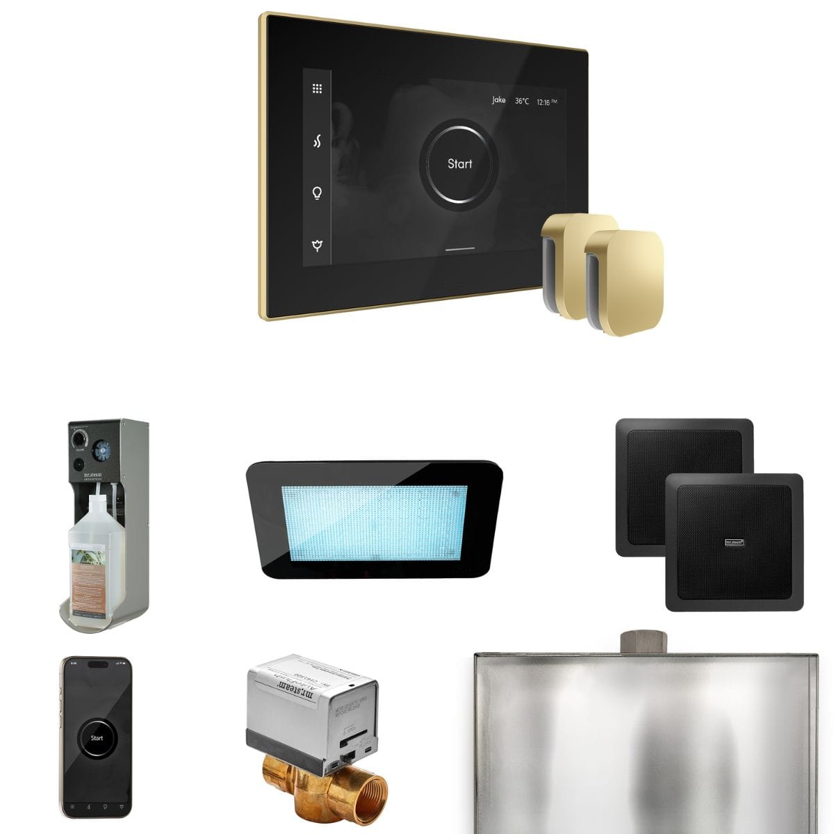 Package includes the AutoFlush System, offering clean steam every time