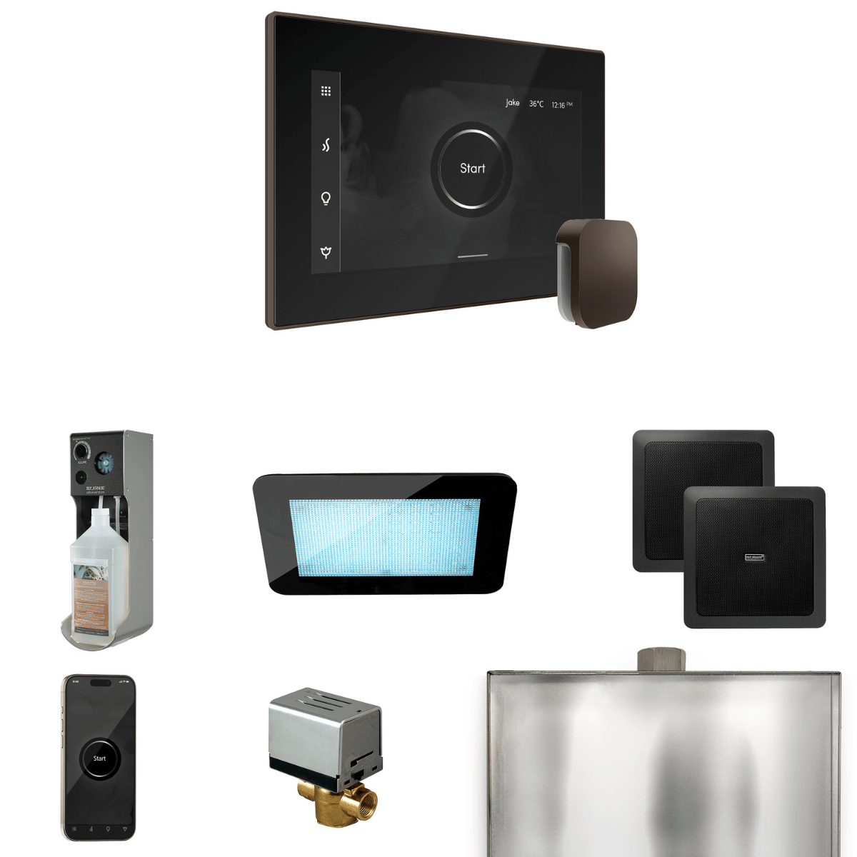AromaGlass Steam Head, AutoFlush system, and more