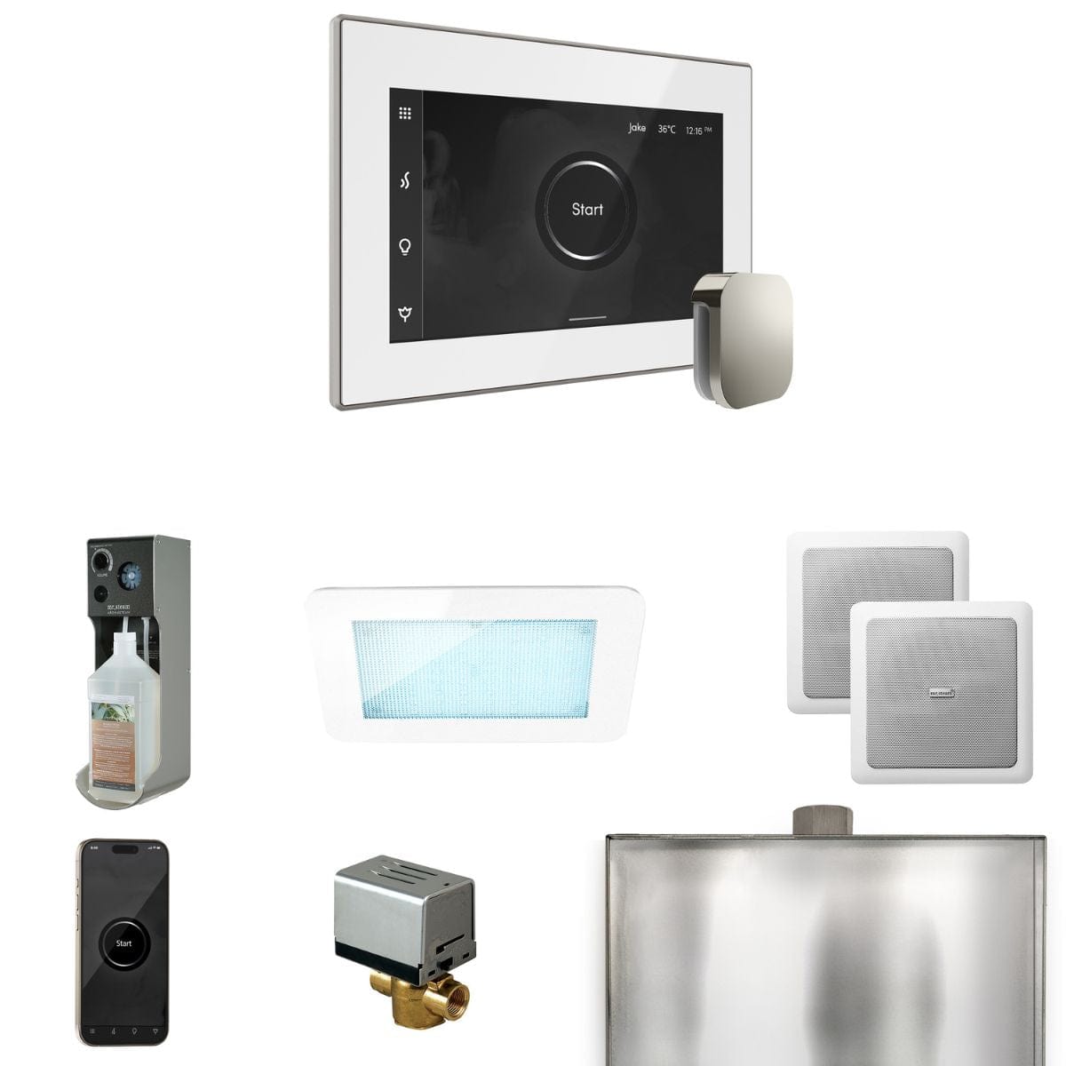 The XDream Package includes the Aroma Glass SteamHead