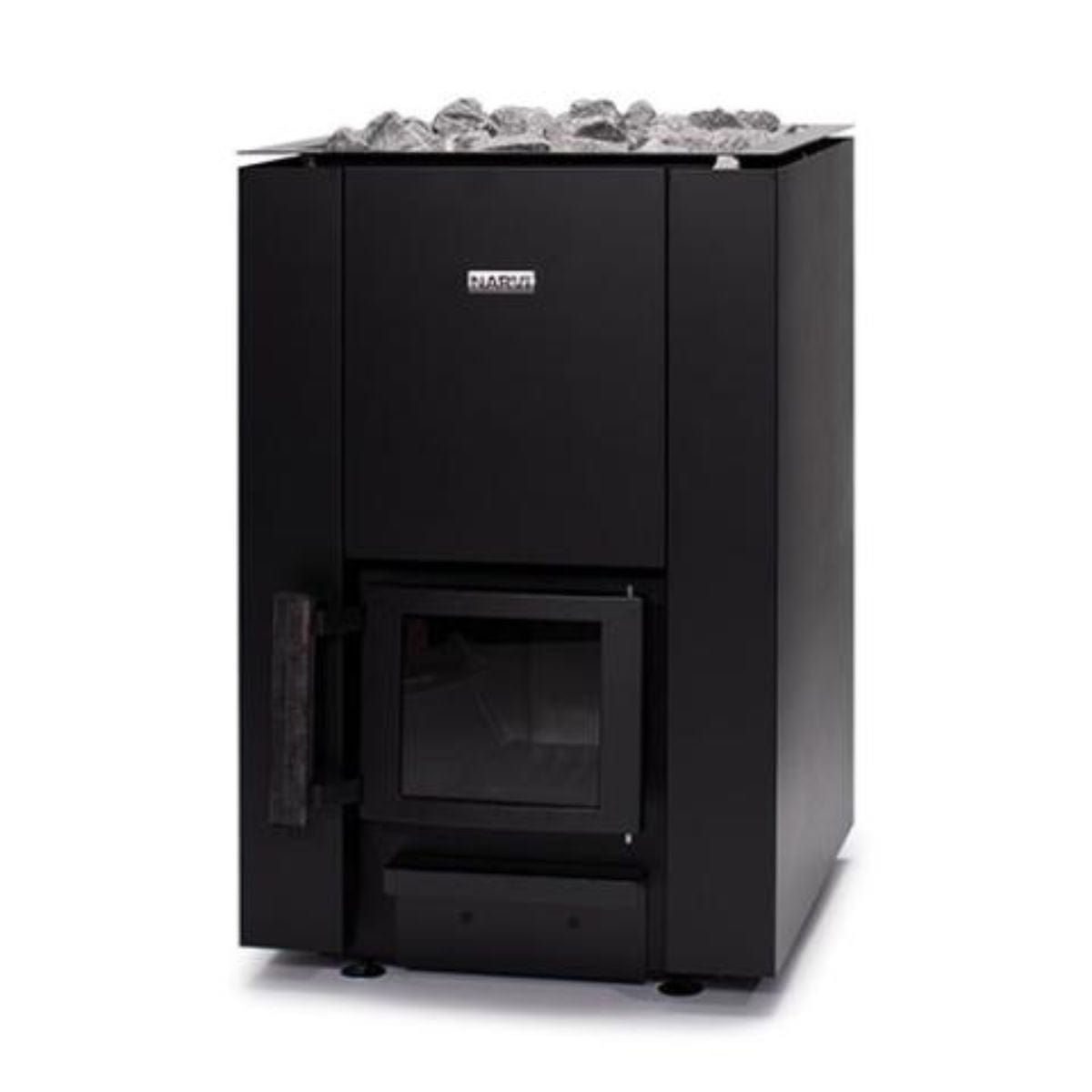 Featuring the Narvi Kaamos 20 Wood Burning Sauna Stove.