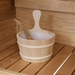 4-liter capacity provides plenty of water for creating steam in your sauna
